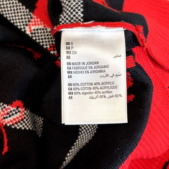 New KAREN SCOTT Women's Scotty Dog Crewneck Sweater Ravishing Red Size Small - Picture 5 of 8